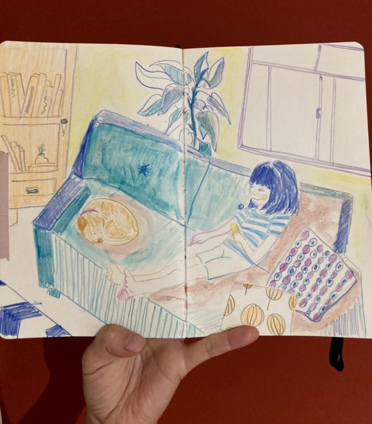 Meu projeto do curso: Sketchbook experimental: encontre seu estilo de desenho 3