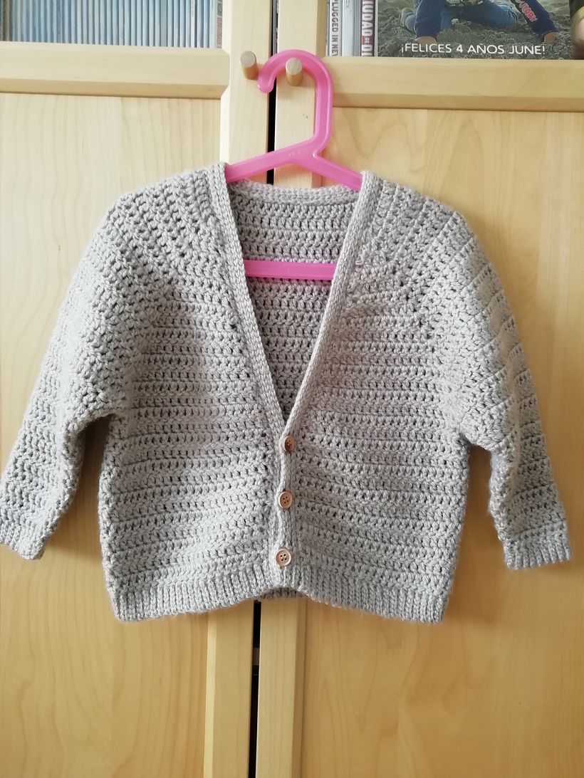Mi Proyecto del curso:  Top-down: prendas a crochet de una sola pieza 1