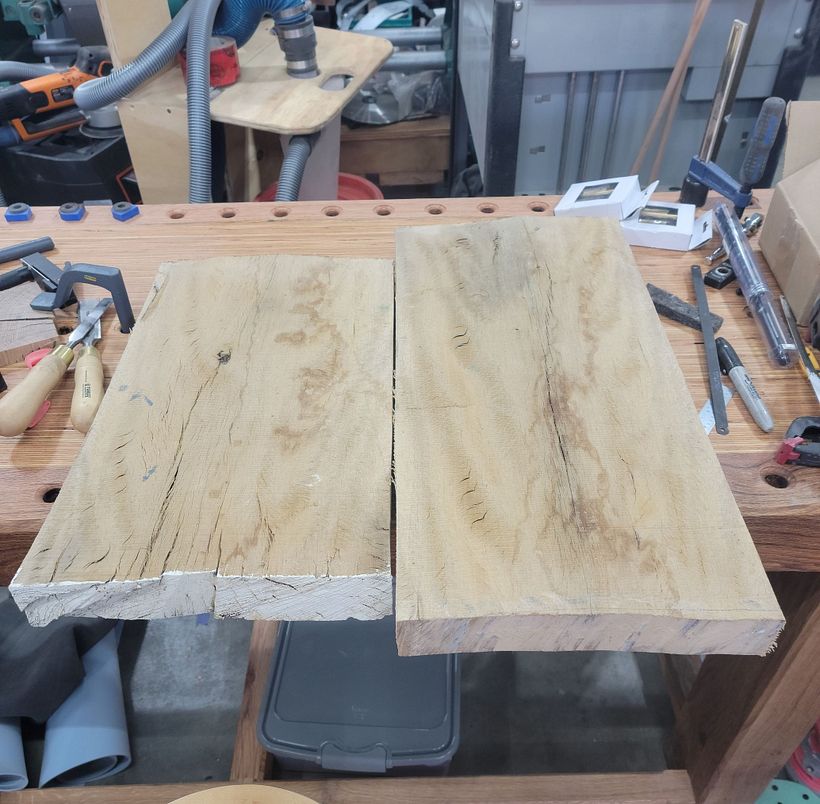 This is what I started with before the milling process. 