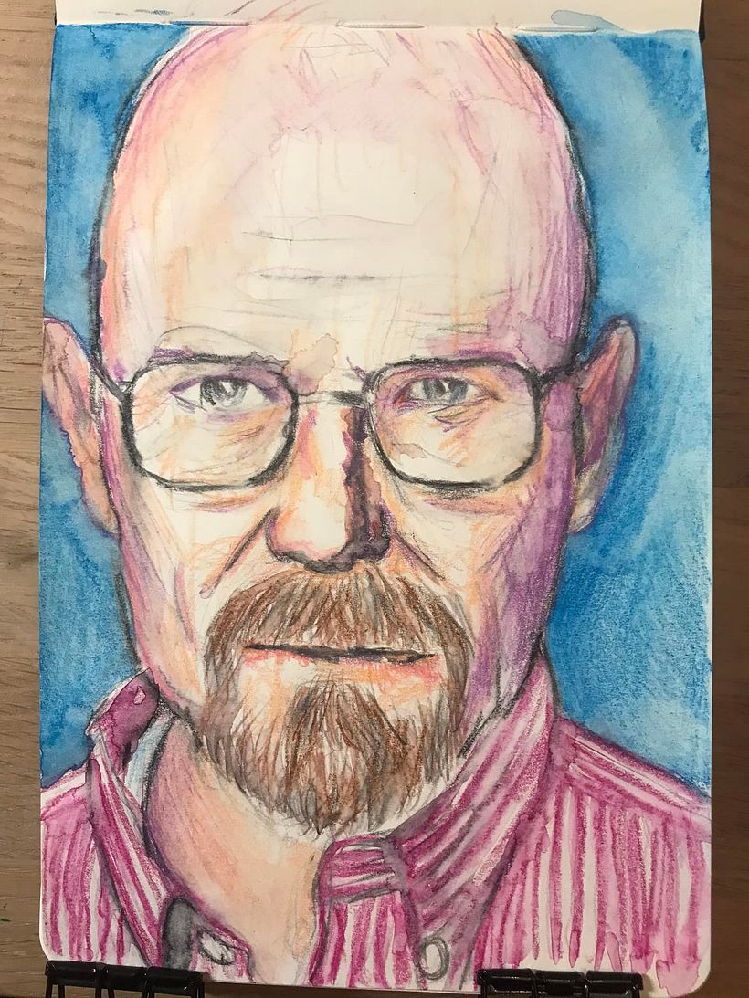 Walter White / Breaking Bad / www.instagram.com/jrollin_art/