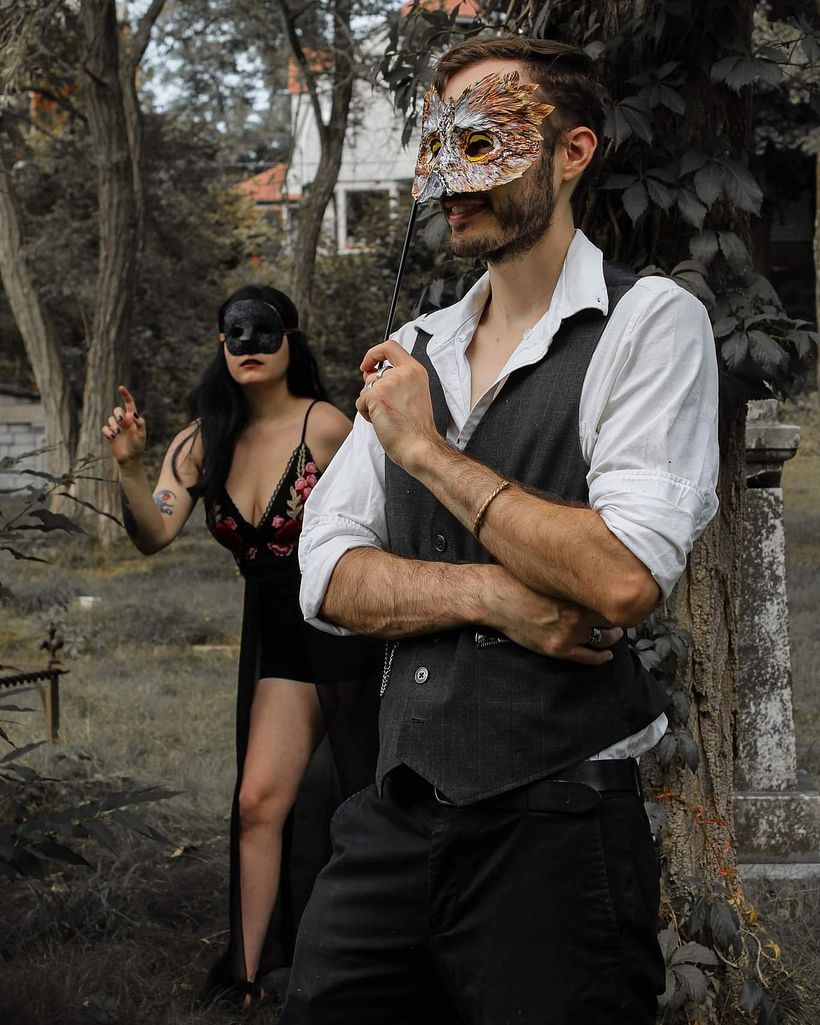 Self Portrait Photography Animal Masks Shoot 1