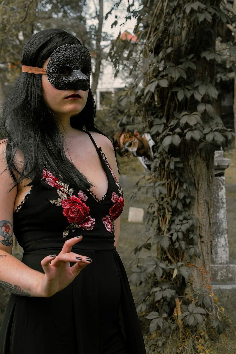 Self Portrait Photography Animal Masks Shoot 4