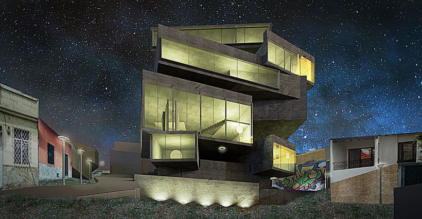 My project in Architectural Visualization Using Digital Collage course 1