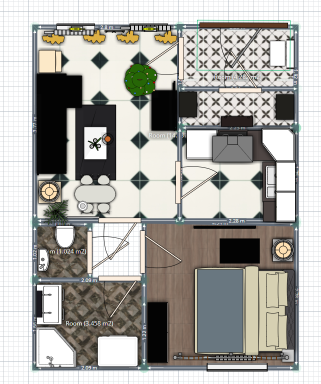 My project in Interior Design from Start to Finish course 1