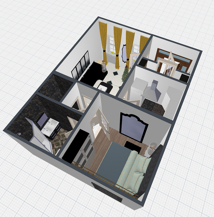 My project in Interior Design from Start to Finish course 3