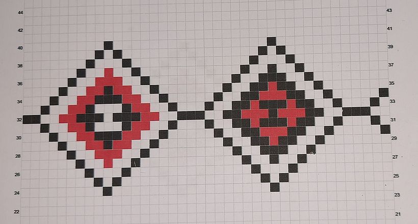 y este el diseño del patrón