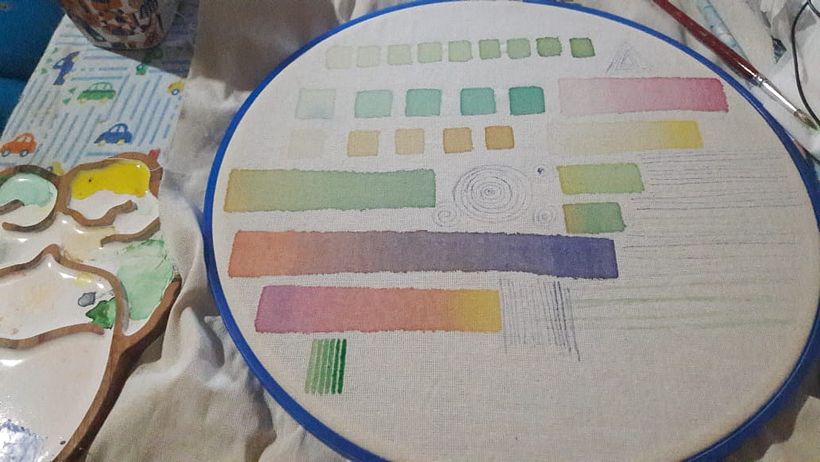 Meu projeto do curso: Técnicas modernas de aquarela 2