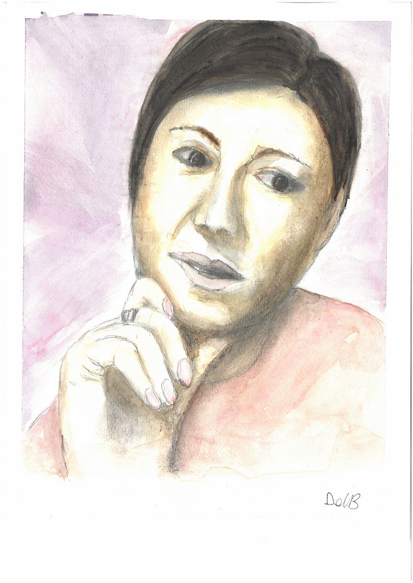 My project in Watercolor Portrait from a Photo course 10
