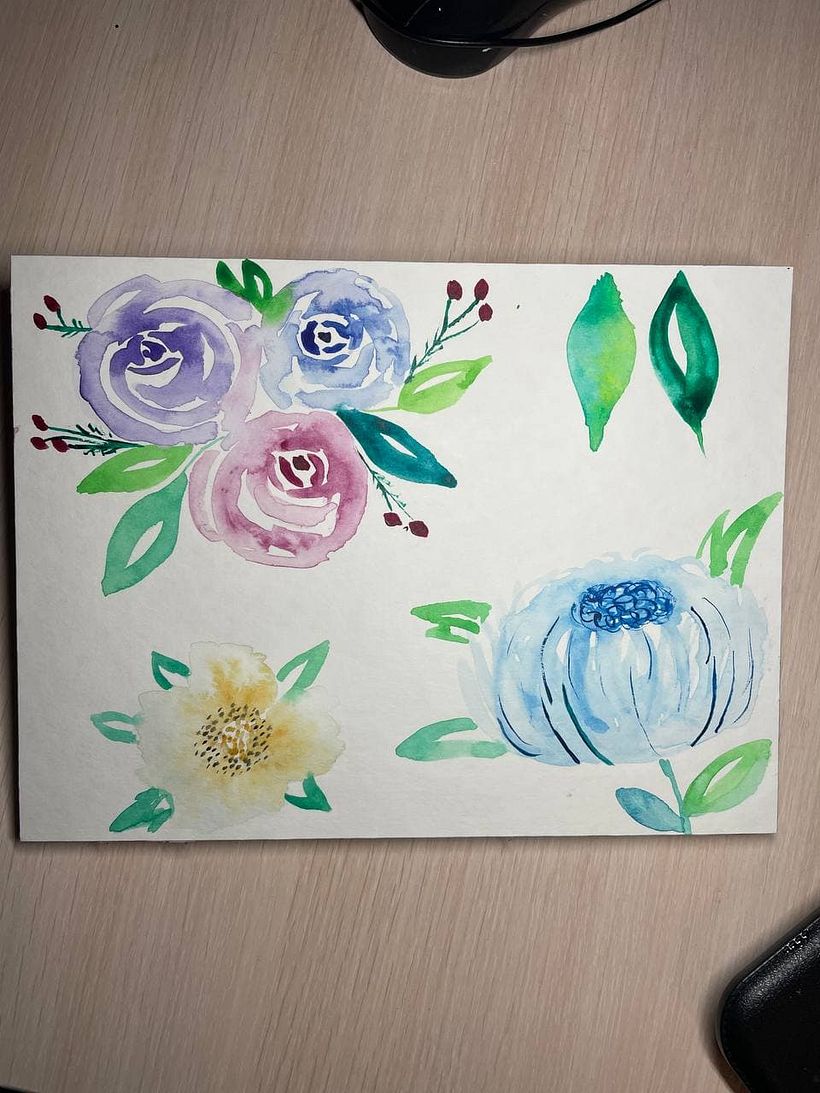 My project in Creation of Color Palettes with Watercolor course 4