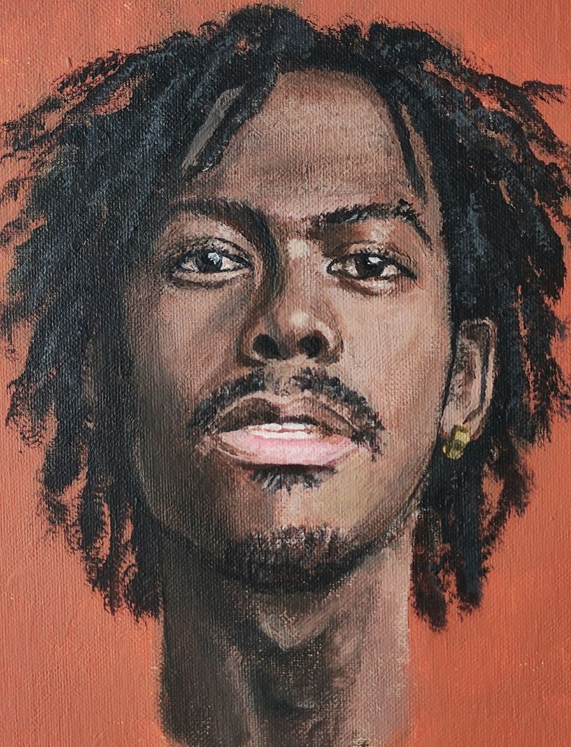 Acrylics on canvas board