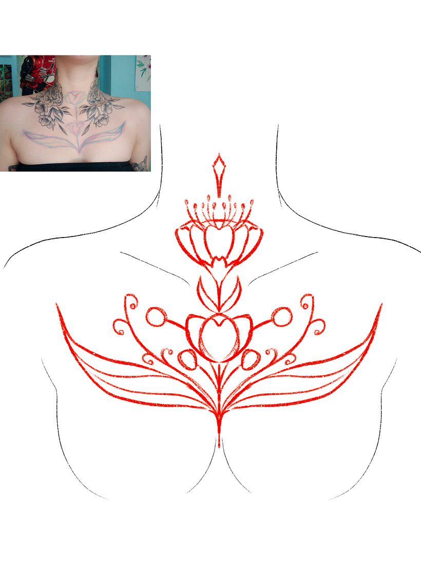Mi Proyecto del curso: Diseño de tatuajes botánicos con Procreate 3