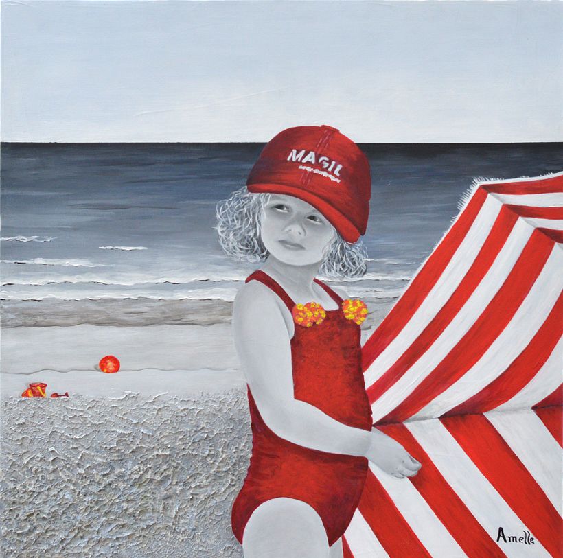 La petite Joséphine, acrylique