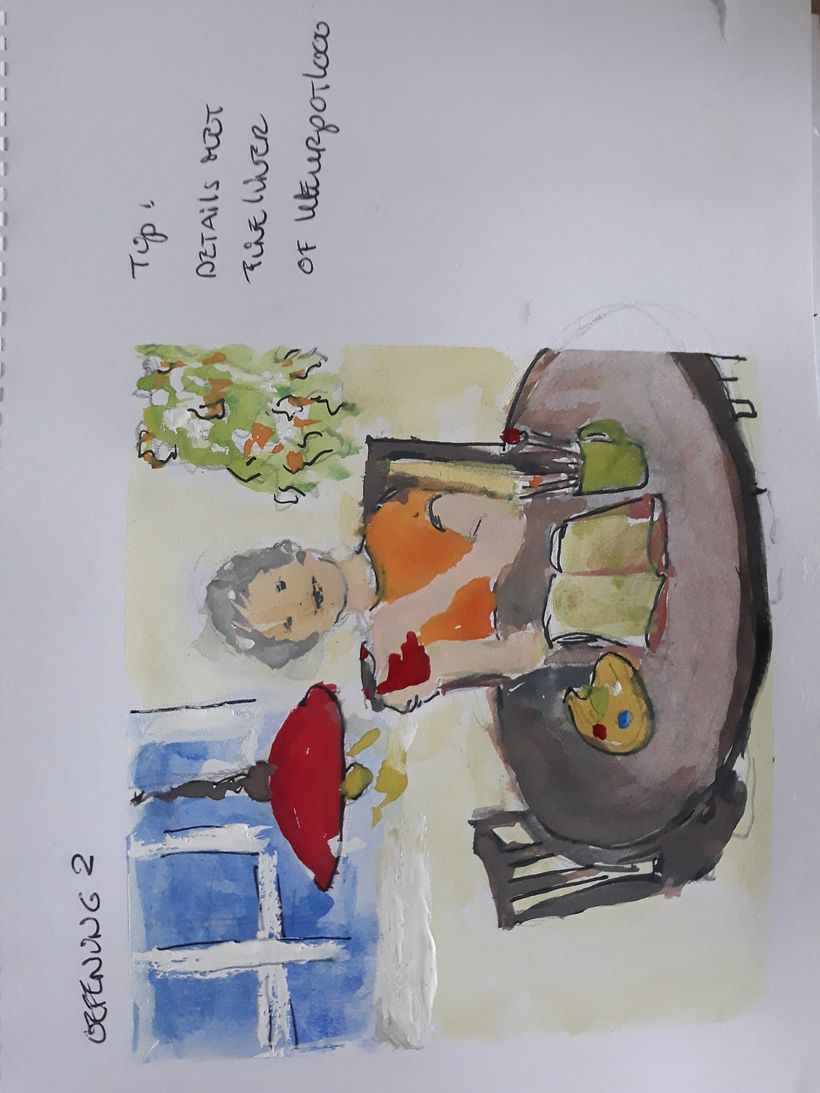 My project in Exploratory Sketchbook: Find Your Drawing Style course 4
