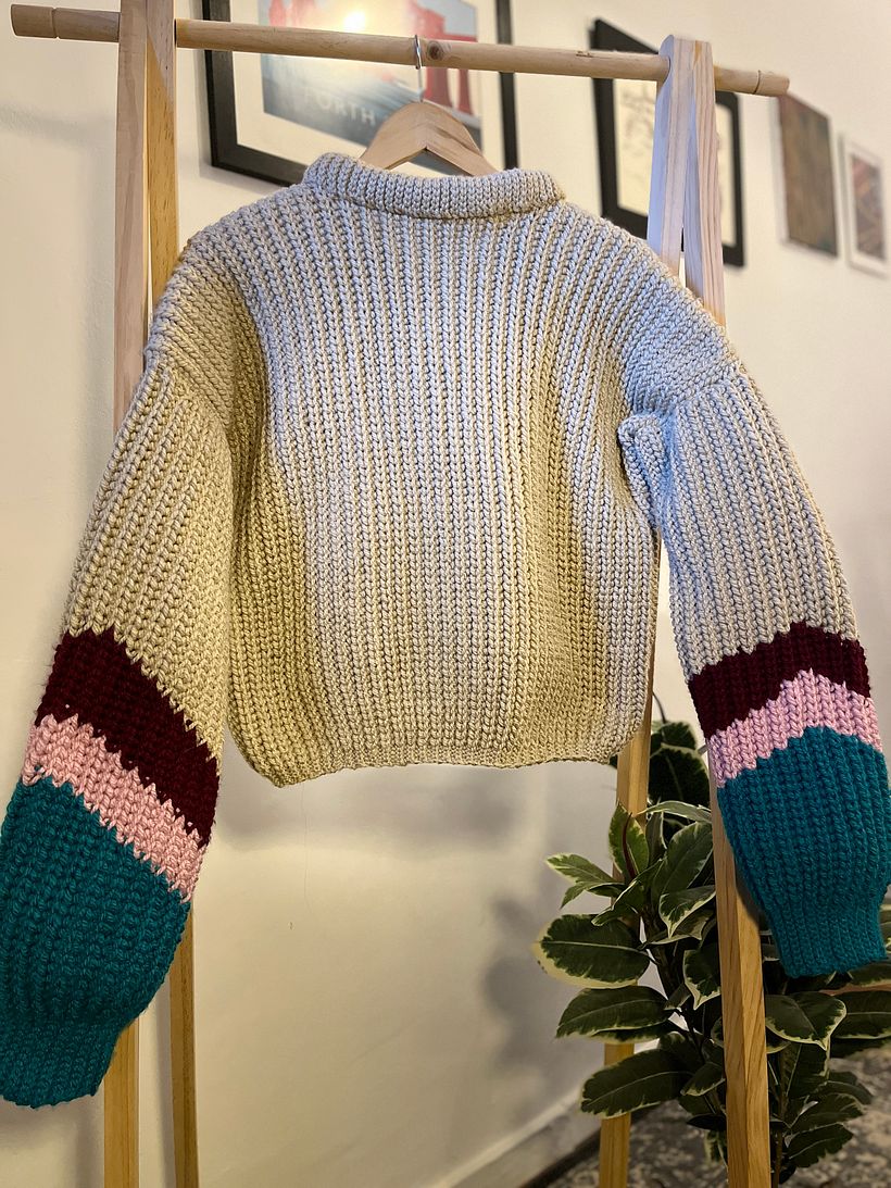 Mi Proyecto del curso: Crochet: crea prendas con una sola aguja 3