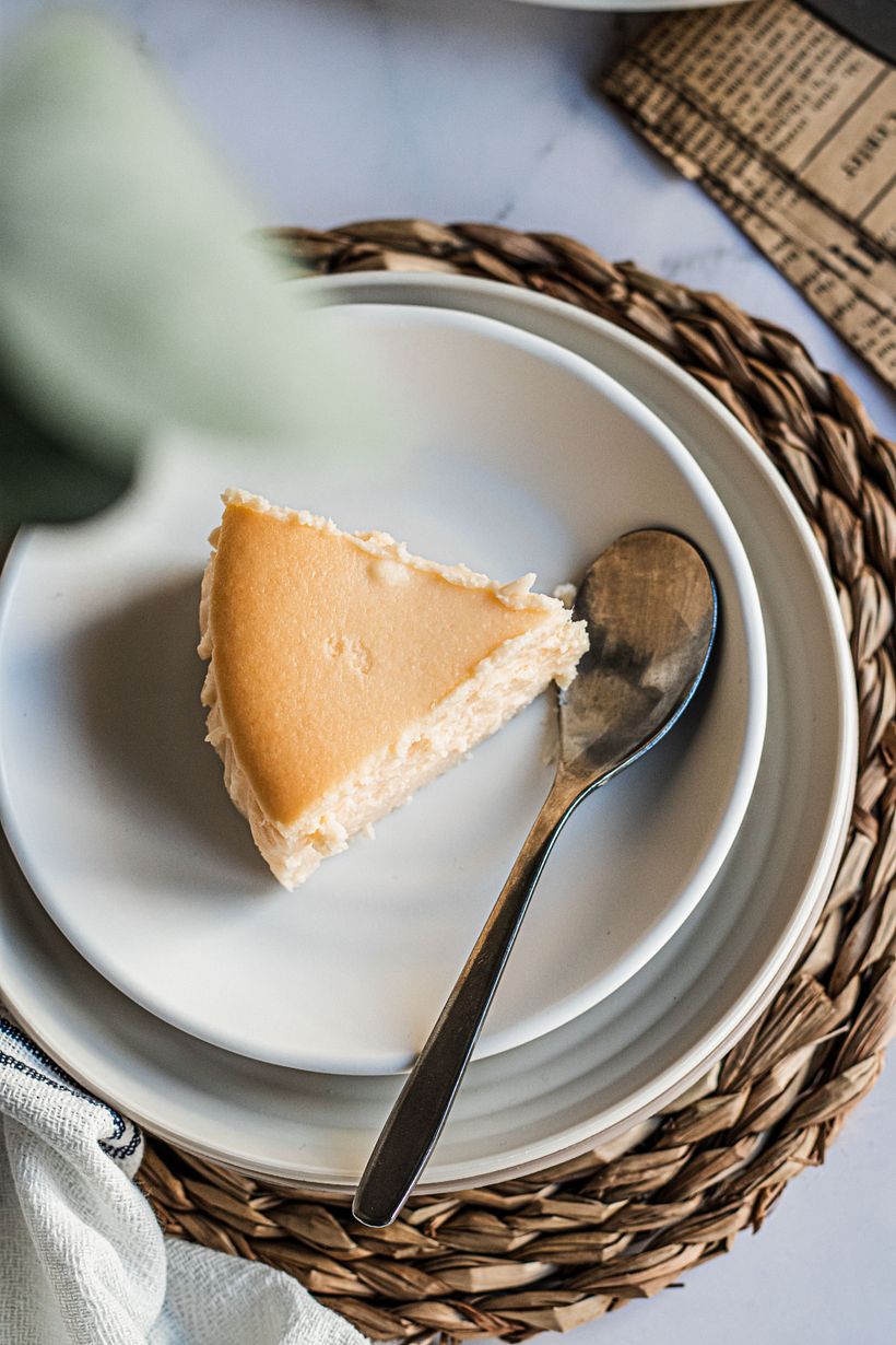 Fotografía de bodegón y estilismo tarta de queso 3
