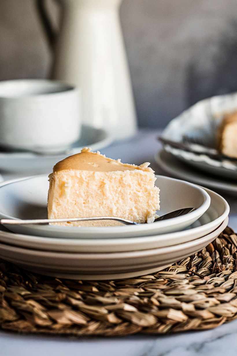 Fotografía de bodegón y estilismo tarta de queso 4