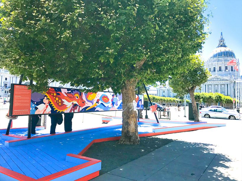 Asian Art Museum — "Together, Let's Be" Mural 2