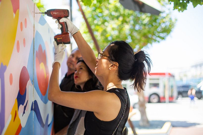 Asian Art Museum — "Together, Let's Be" Mural 5