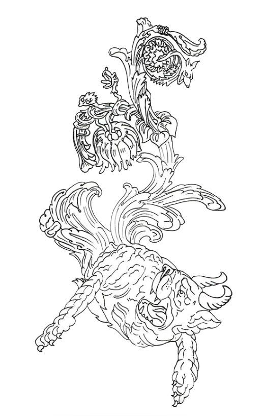 just the outlines