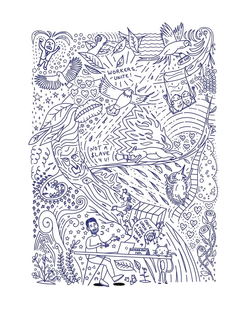 Vectorized first draft of the poster 