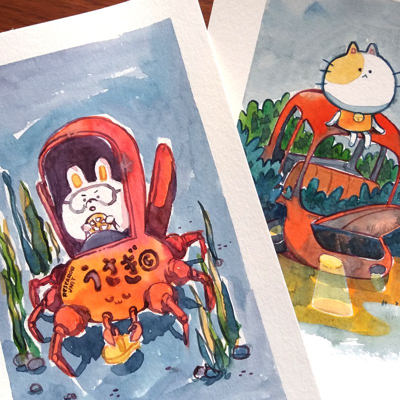 Ilustraciones finalizadas (>w<)