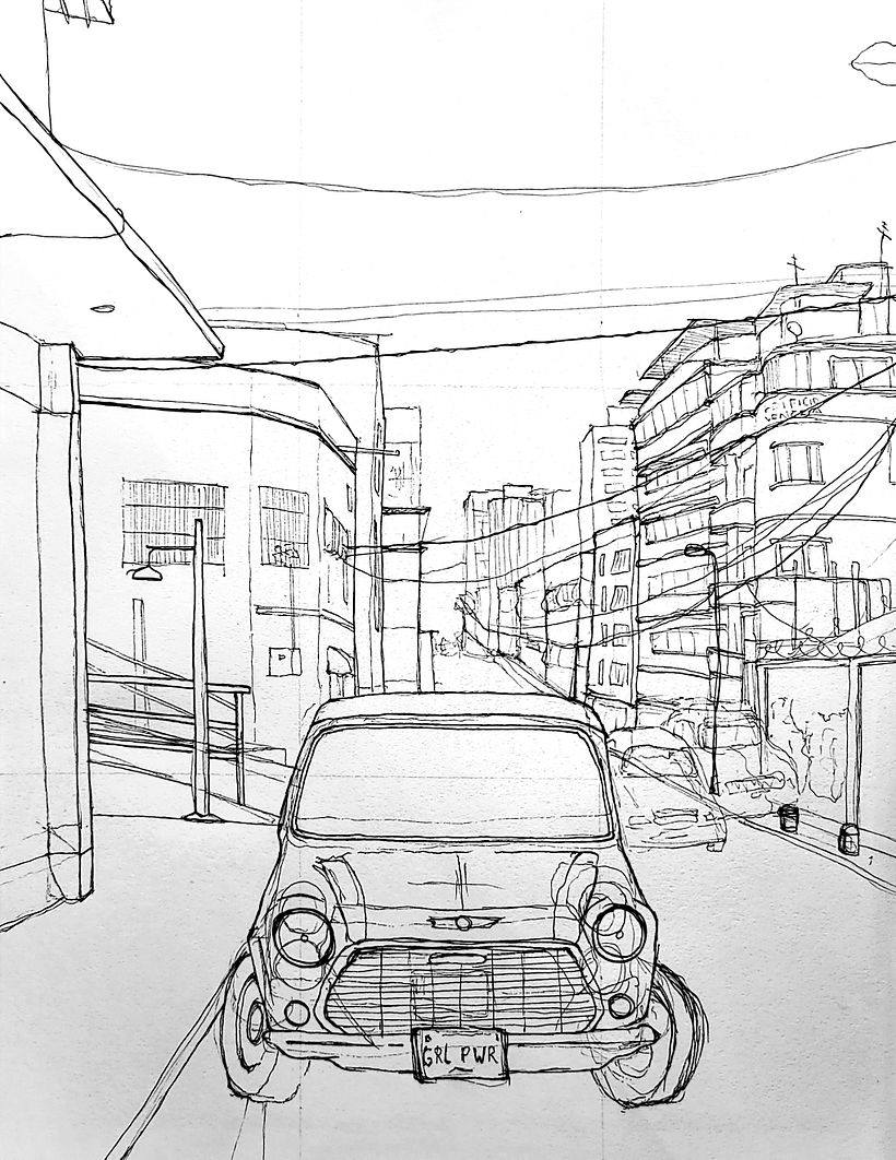 Mi Proyecto del curso: Sketching arquitectónico para ilustraciones urbanas 2