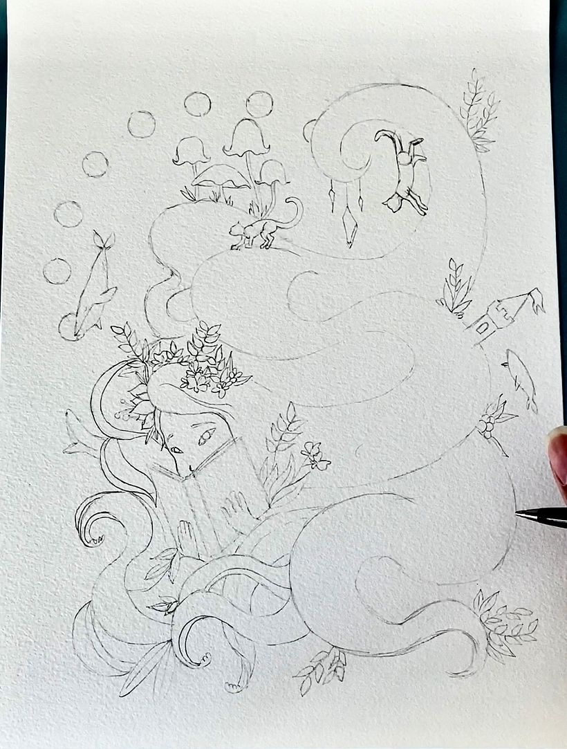 Project #1: Watercolor Techniques for Dreamlike Illustrations course 2
