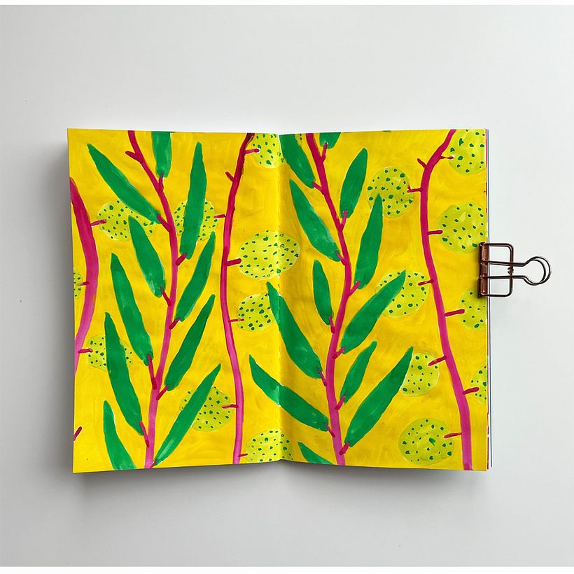 My project in Botanical Patterns in a Sketchbook: Conquer the Blank Page course 2