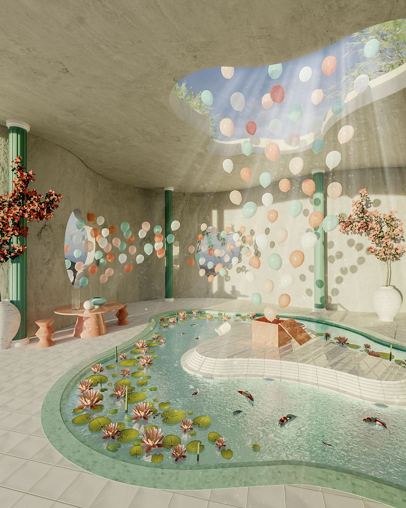 My project in Interior ArchViz: Create Surreal 3D Designs with Blender course 3