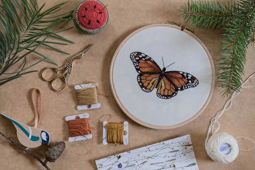 My project in Realistic Embroidery Techniques course 2