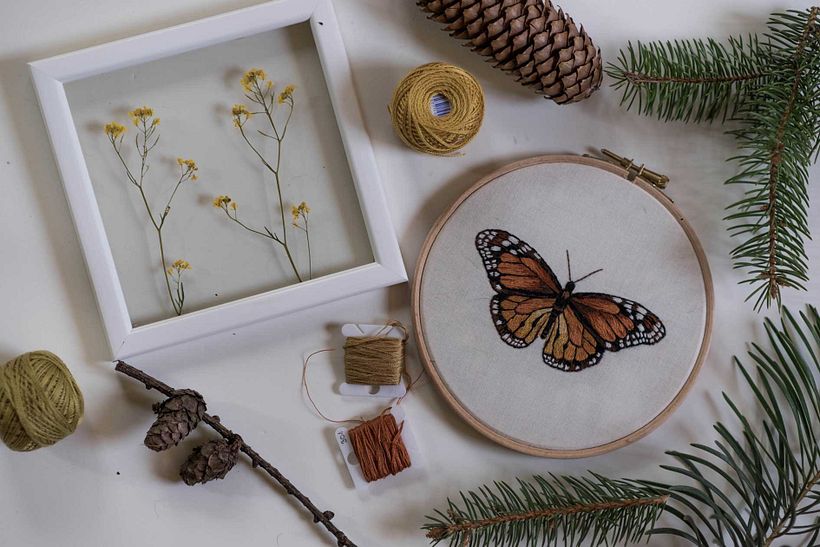 My project in Realistic Embroidery Techniques course 3