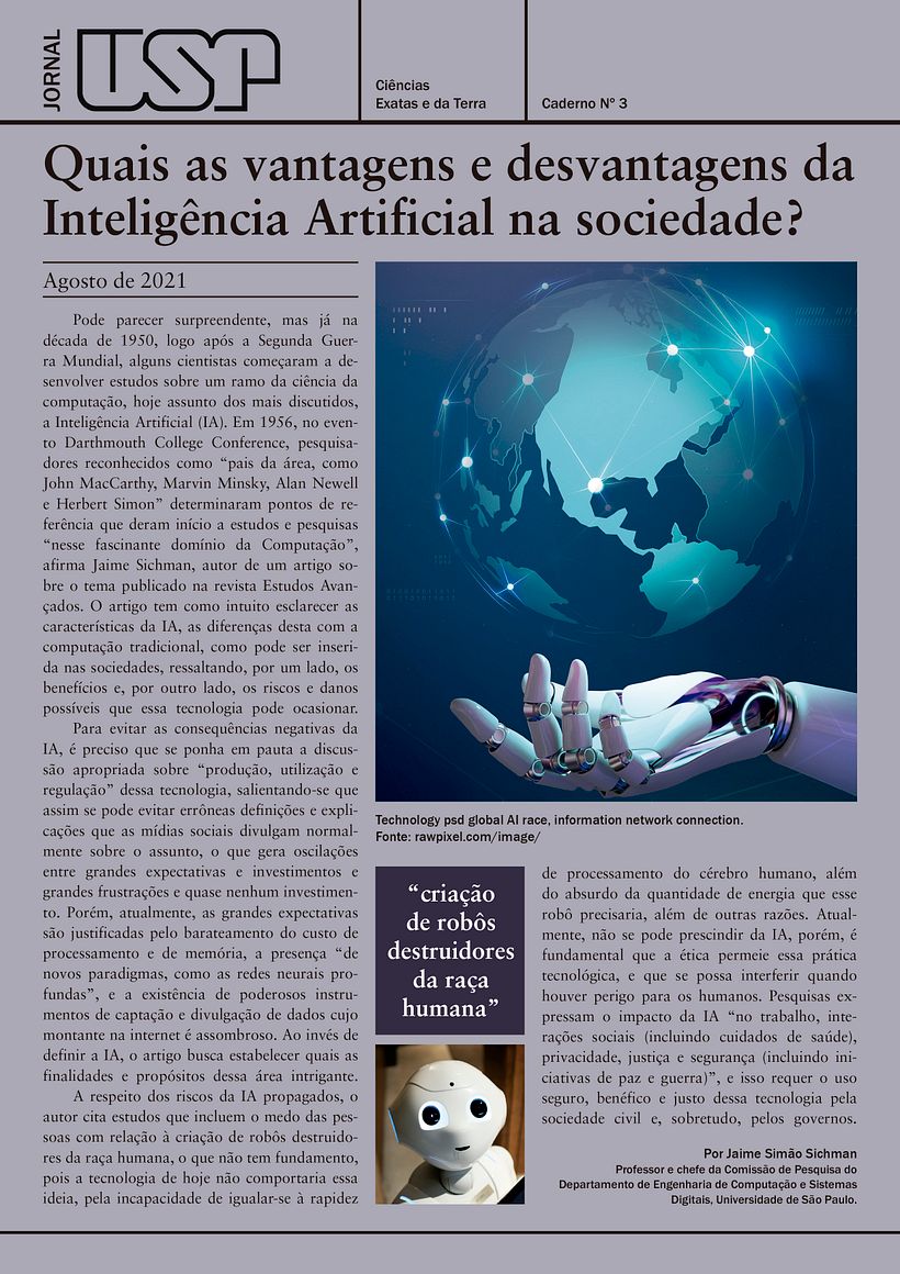 U3 Crie uma newsletter no formato DIN A4: Jornal USP