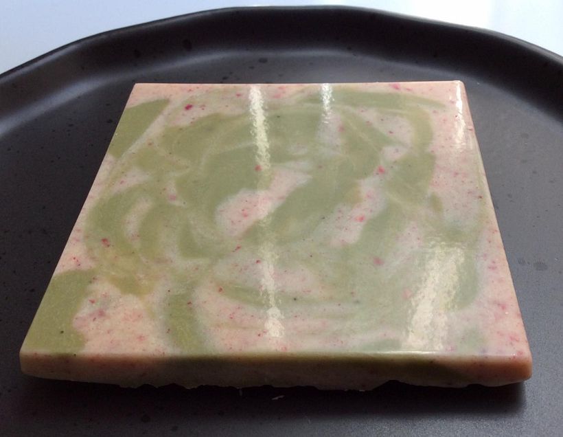 BARRA MARMOLEADA DE MATCHA Y FRAMBUESA EN FOOD PAIRING 2