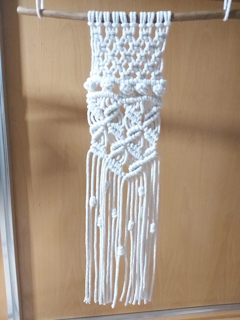 Mi Proyecto del curso: Macramé: nudos básicos y complejos 3