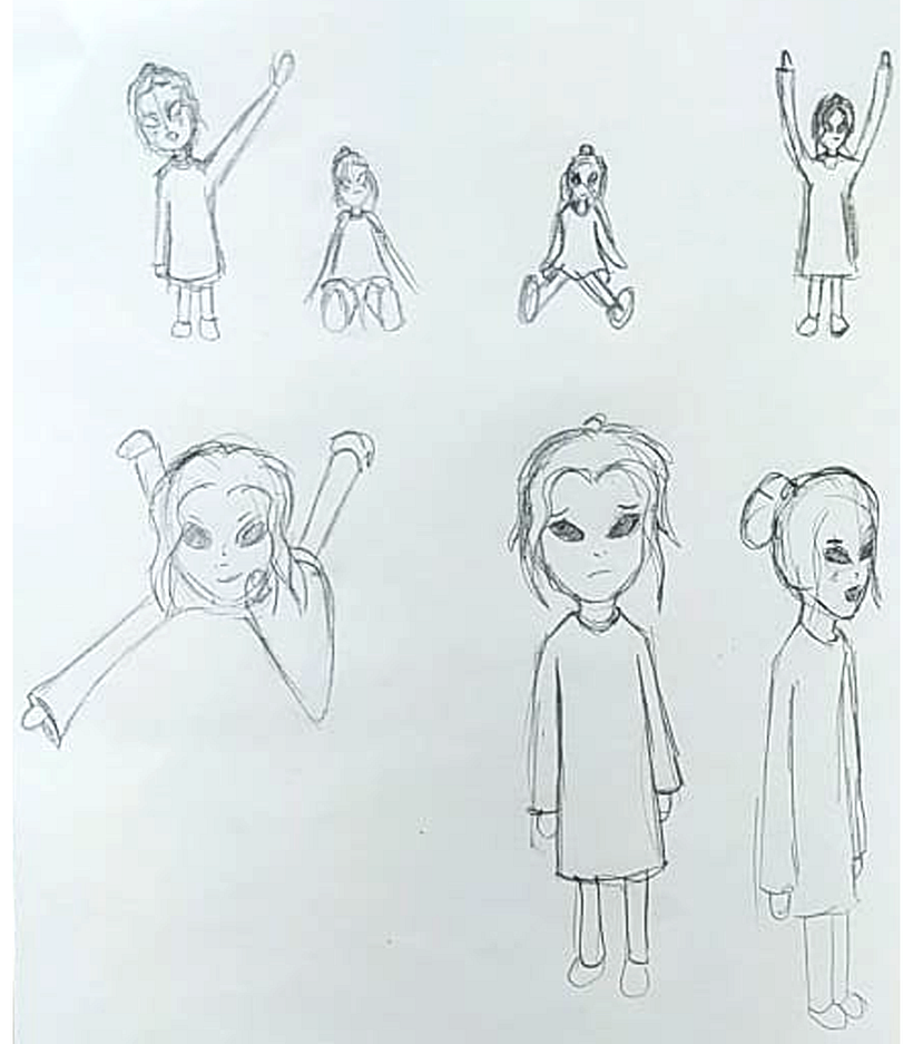 Una vez seleccionado el estilo, se hicieron las poses para elegir la mejor