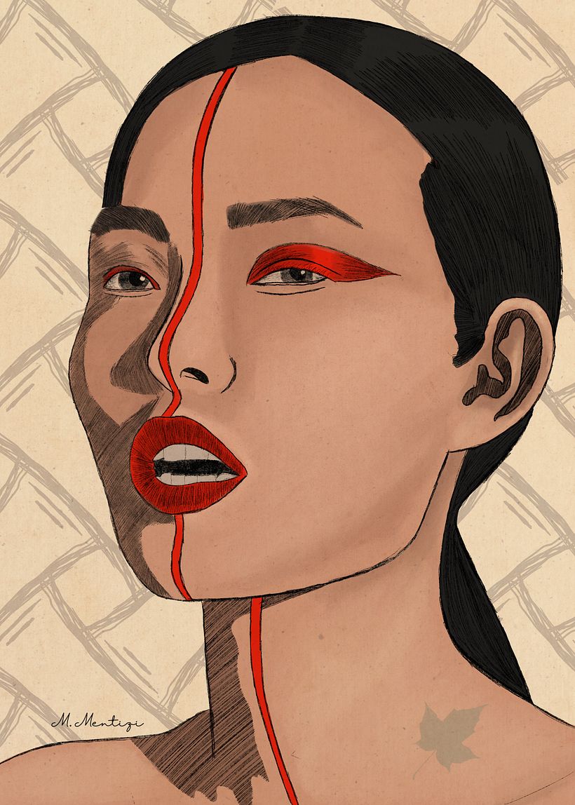 My project in Illustrated Portraits with Procreate course 2