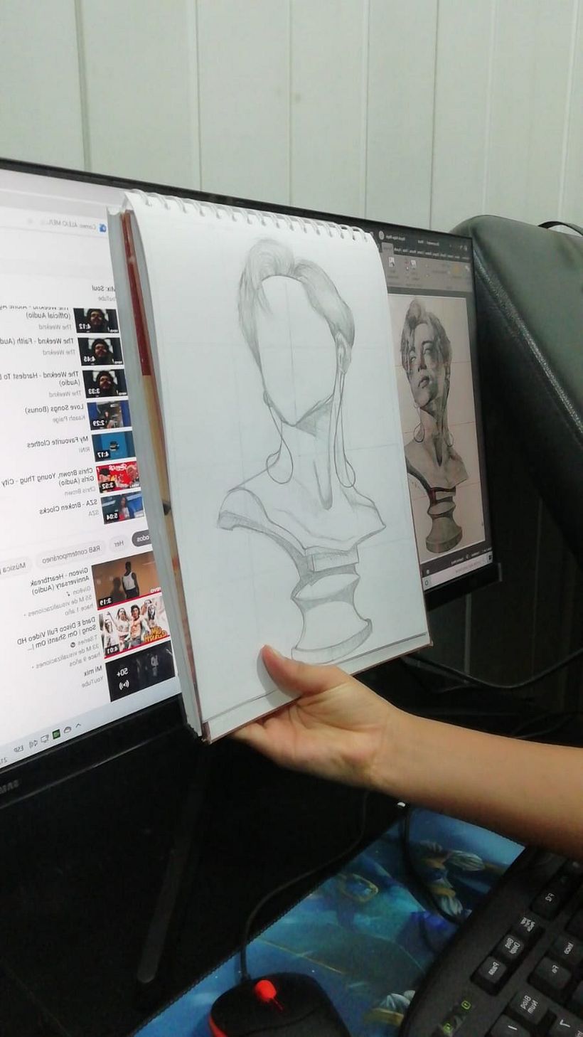 Mi Proyecto del curso: Sketchbook de retrato: explora el rostro humano 3