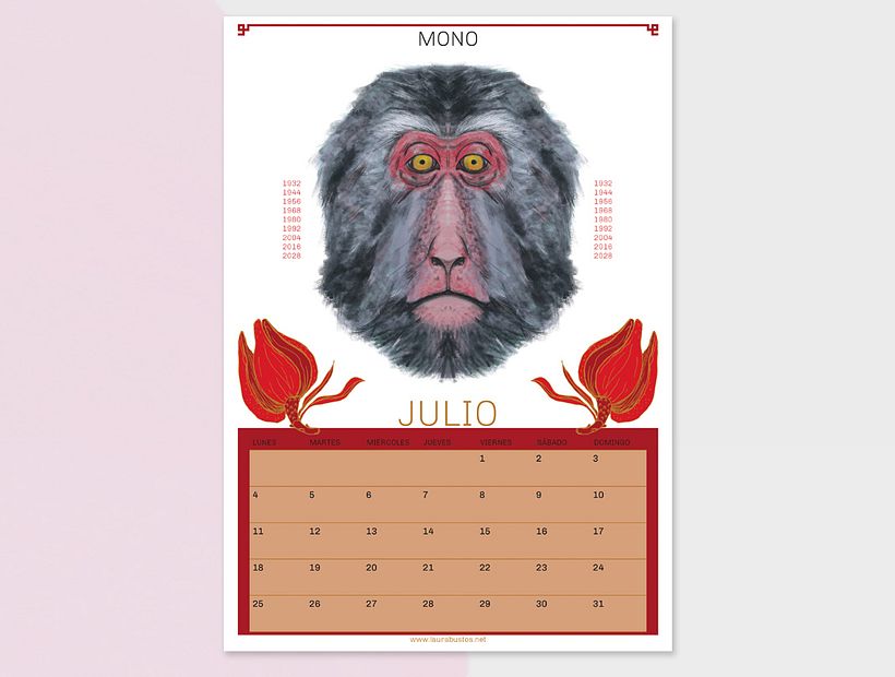 Calendario 2022. Horóscopo chino 7