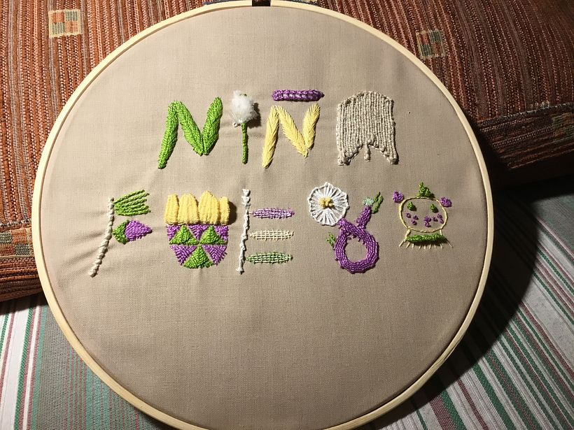 Mi Proyecto del curso: Introducción al bordado en relieve 1