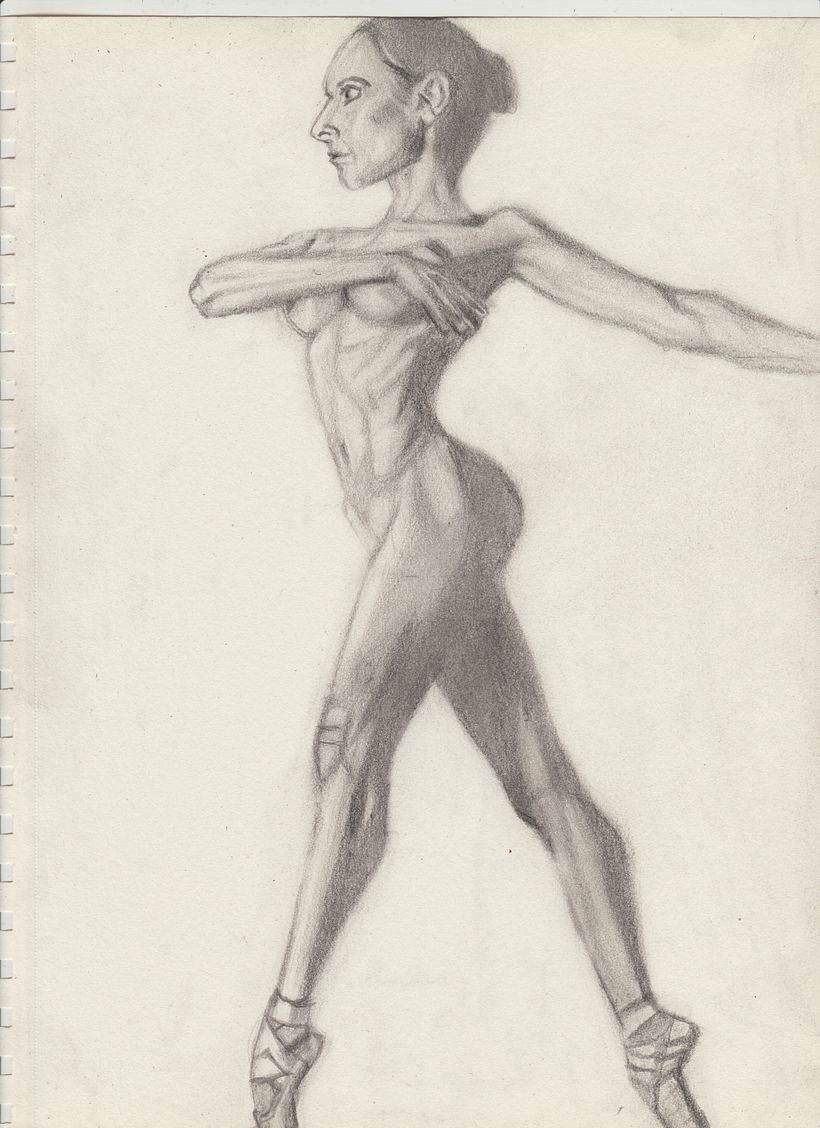 Mi Proyecto del curso: Dibujo realista de la figura humana 2