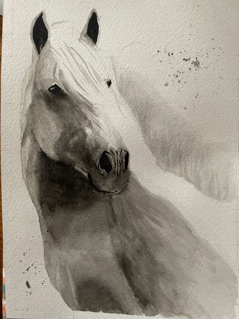 My project in Expressive Animal Portraits in Watercolor course 1