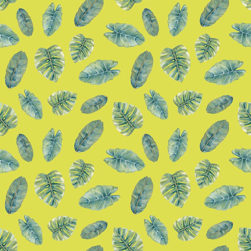 Mi Proyecto del curso: Acuarela botánica para estampados 1
