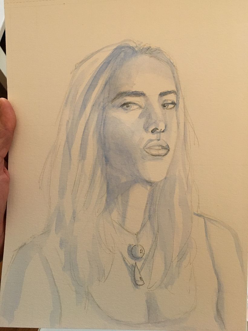 Mon projet du cours : Portrait artistique à l’aquarelle 2