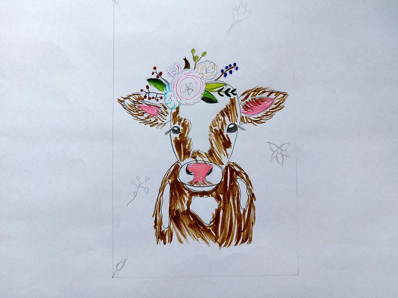Mi Proyecto del curso: Animales y plantas en acuarela 6