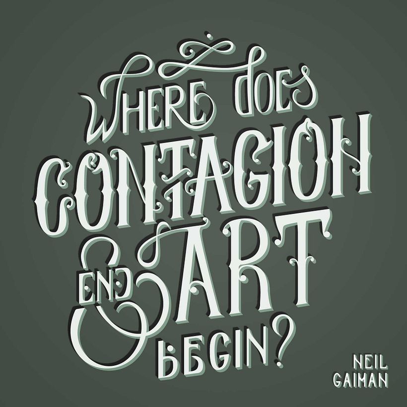 Lettering digital: Where does contagion end and art begin? 1