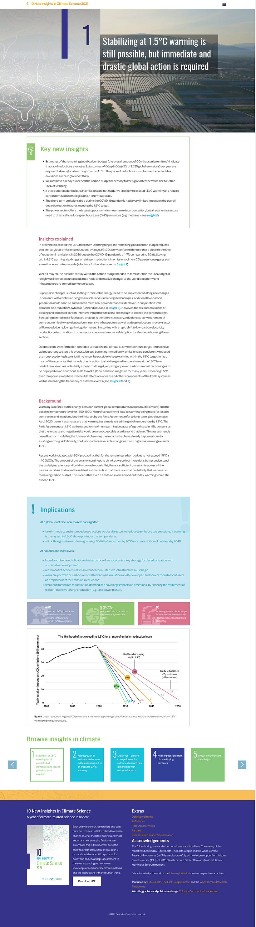 10 Insights in Climates Science 2021 report 3