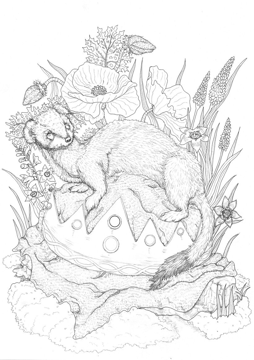 Graphite added - final drawing layer