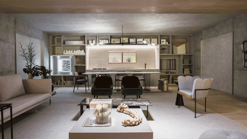 Espaços transformados pelas artistas brasileiras Adriana Pedrosa e Carlota Gasparian, do Adriana e Carlota Atelier