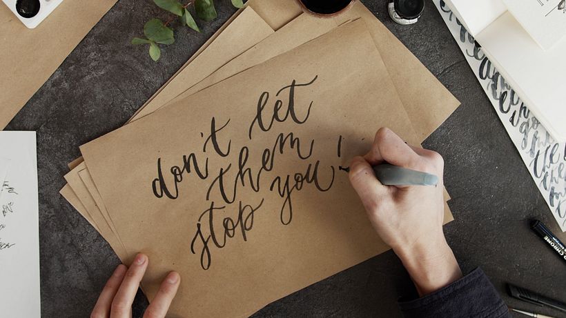 Calligraphy still remains a slow and satisfying art in the digital age