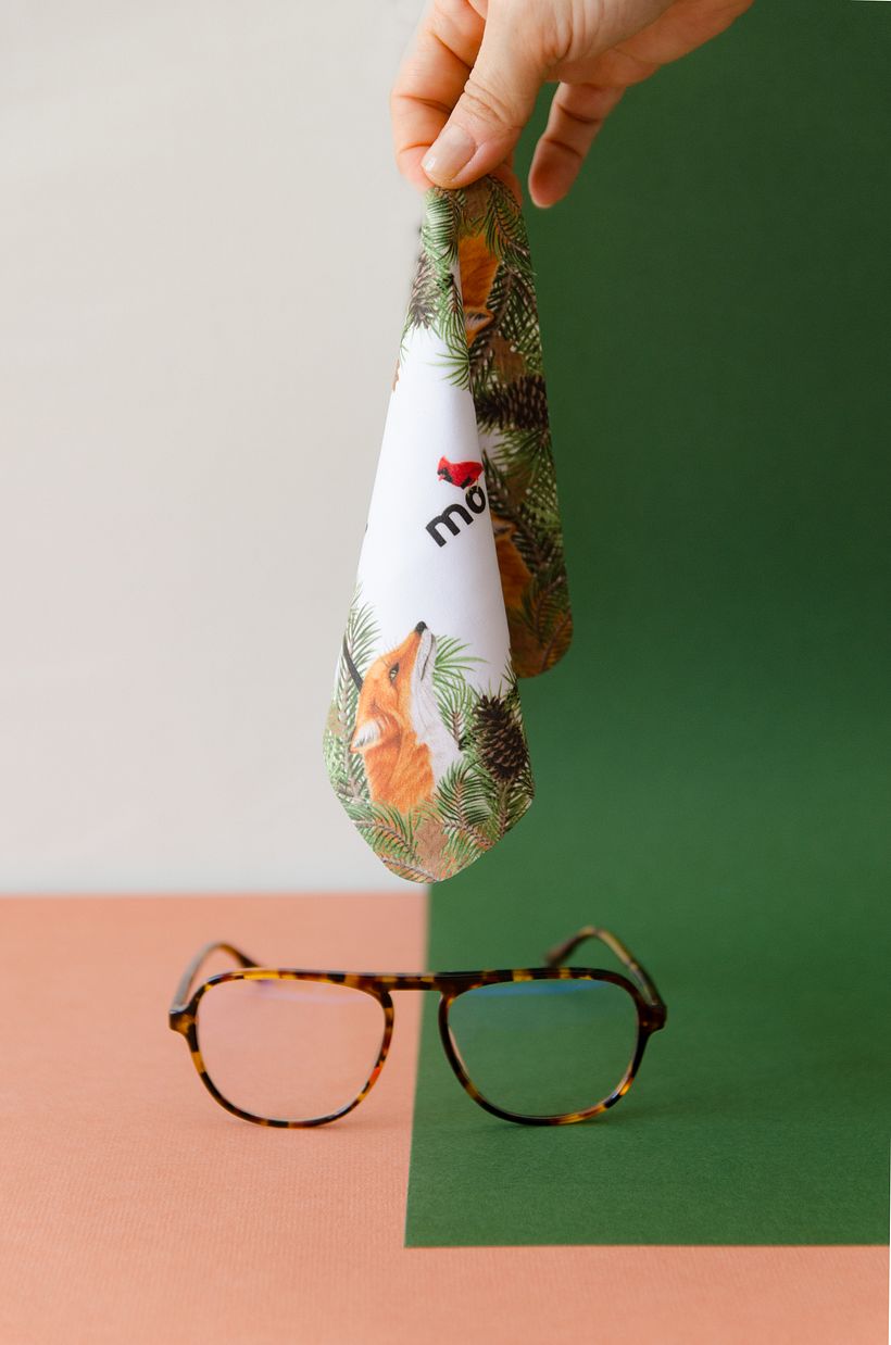 Mopa para limpiar gafas